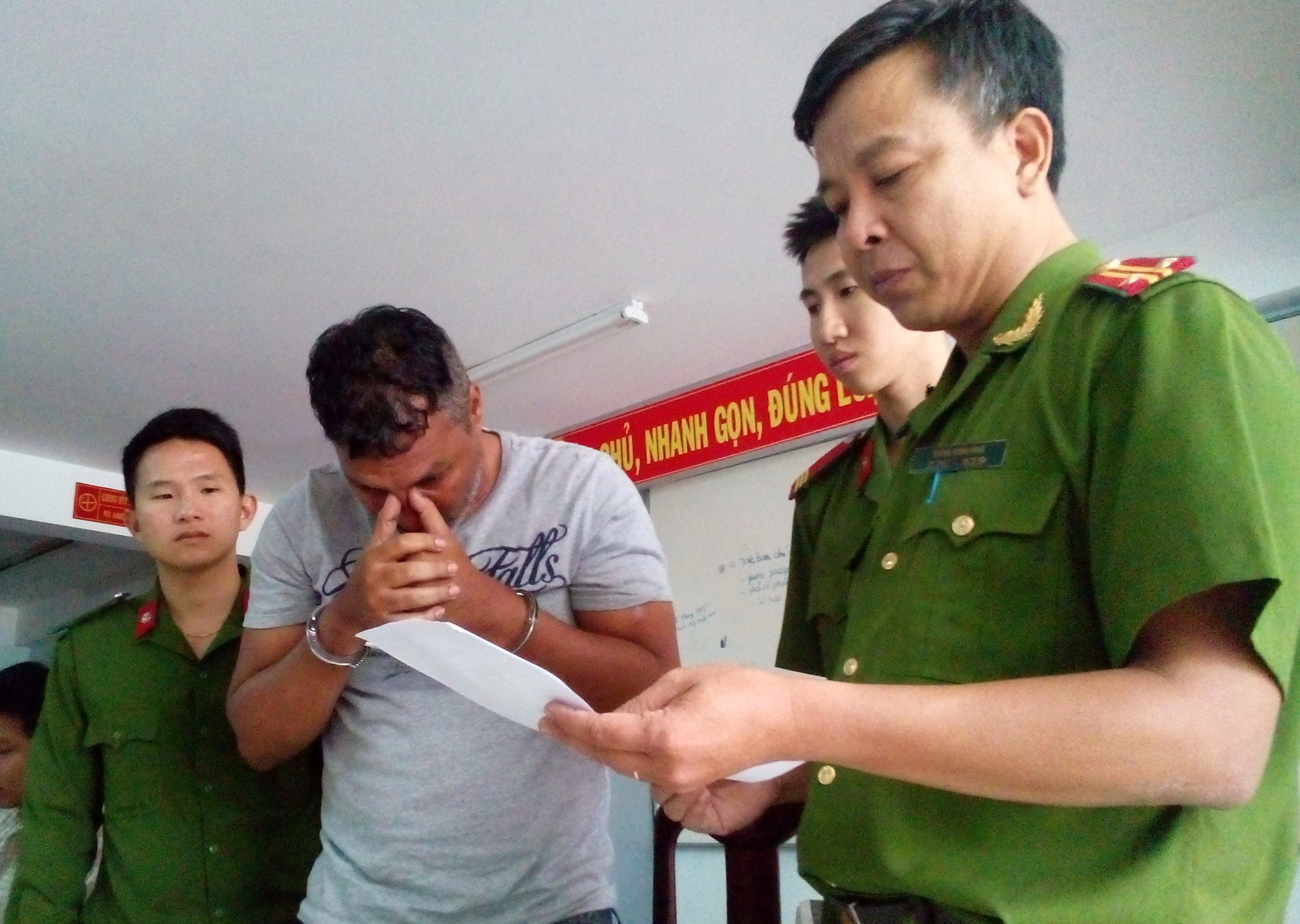 C&ocirc;ng an đ&atilde; ra quyết định bắt tạm giam nghi phạm mang quốc tịch Peru