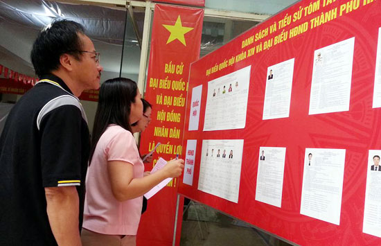 Cử tri sẽ sáng suốt lựa chọn những người có đức, có tài để bầu ra 500 ĐBQH khóa XIV trong số 870 ứng cử viên.