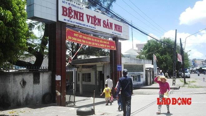 Bệnh viện Sản Nhi tỉnh C&agrave; Mau nơi b&eacute; 15 th&aacute;ng tuổi được chuyển từ BVĐK Ho&agrave;n Mỹ Minh Hải sang điều trị đ&atilde; tử vong