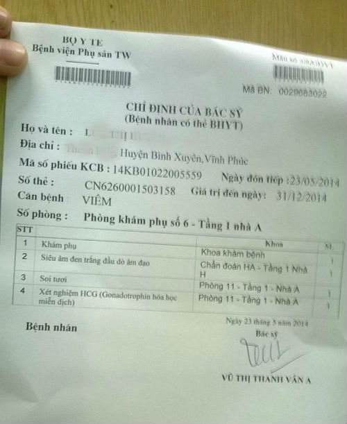 B&aacute;c sỹ bệnh viện phụ sản 