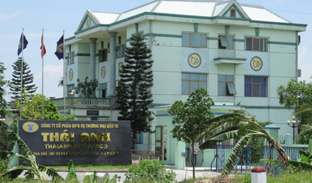 C&ocirc;ng ty may Th&aacute;i Anh, nơi xảy ra vụ việc cụ b&agrave; bị ch&oacute; nh&agrave; cắn chết