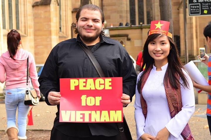 bieu tinh chong trung quoc tai sydney