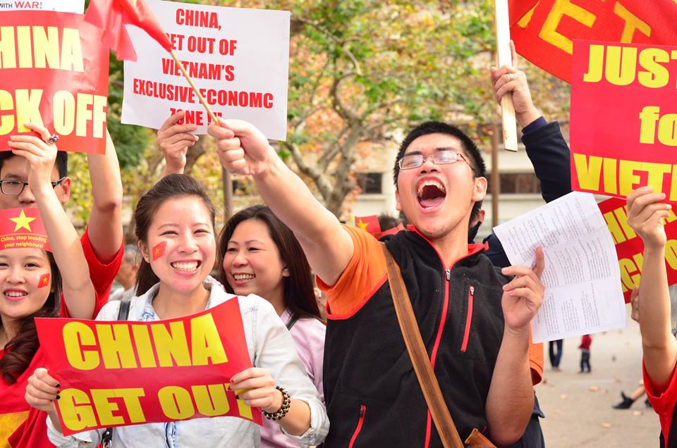 bieu tinh chong trung quoc tai sydney