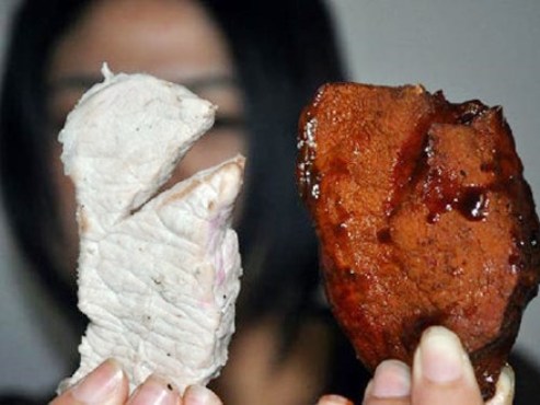 ph&acirc;n biệt thịt lợn l&agrave;m giả thịt b&ograve;