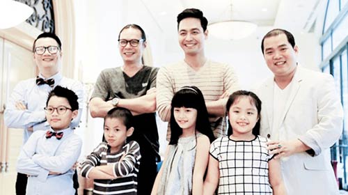 Bốn cặp cha con trong chương tr&igrave;nh 'Bố ơi! M&igrave;nh đi đ&acirc;u thế?'