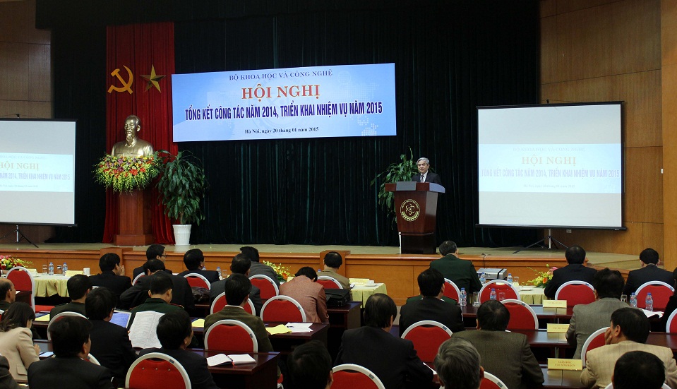 Hội nghị tổng kết c&ocirc;ng t&aacute;c năm 2014, triển khai nhiệm vụ năm 2015 do Bộ KH&CN tổ chức.