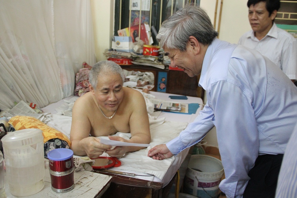 Nhiều thương binh nằm liệt giường thời gian d&agrave;i, một số bộ phận tr&ecirc;n cơ thể bị hoại tử