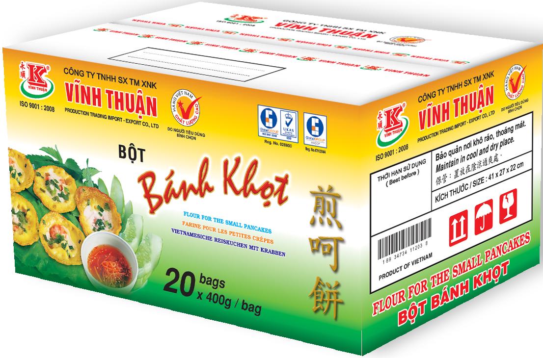 Bột b&aacute;nh Vĩnh Thuận nghi c&oacute; nh&ocirc;m qu&aacute; mức cho ph&eacute;p