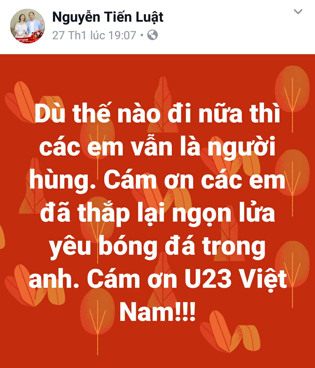hoai-linh-dong-vien-u23-viet-nam-vi-cup-vo-dich-nhu-chiec-ly-uong-bia-gay-bao