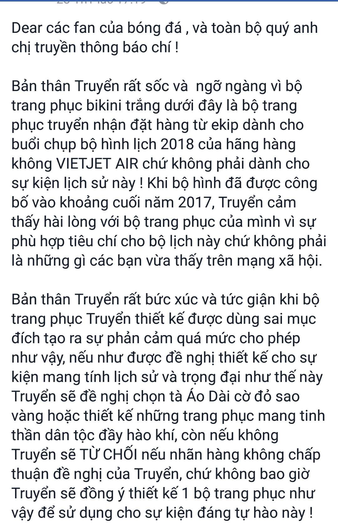 vu-bieu-dien-phan-cam-tren-may-bay-cho-u23-viet-nam-bo-vhttdl-vao-cuoc