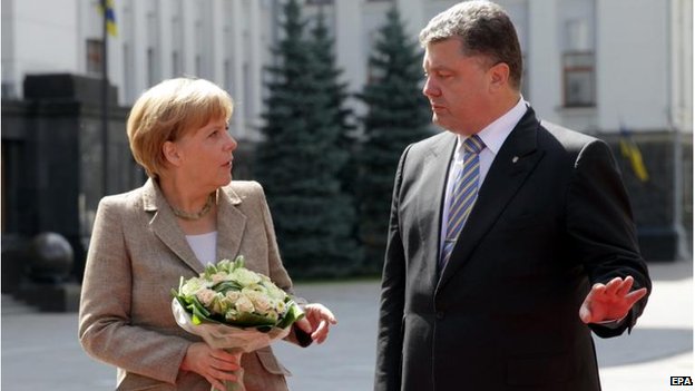 Thủ tướng đức tới thăm Ukraine
