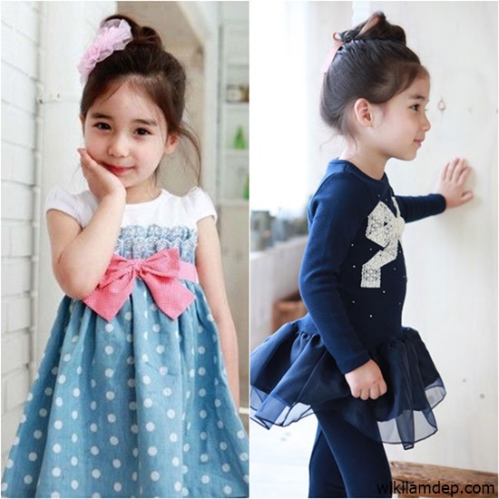 Kiểu t&oacute;c b&uacute;i thực hiện v&ocirc; c&ugrave;ng đơn giản, mang lại vẻ đ&aacute;ng y&ecirc;u cho c&aacute;c b&eacute;