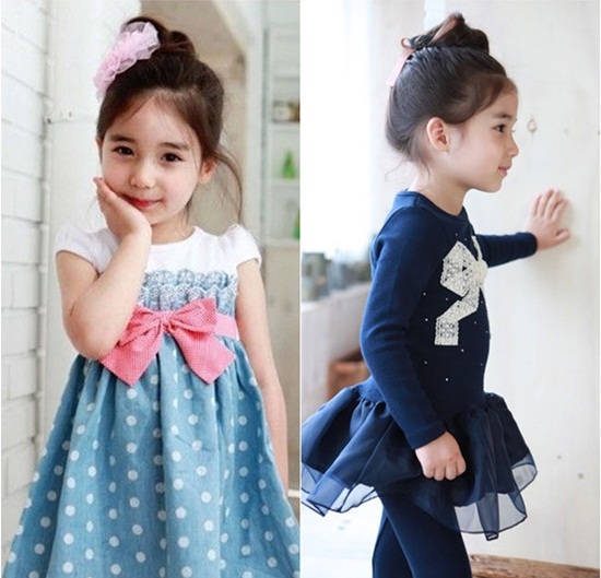 Kiểu t&oacute;c b&uacute;i thực hiện v&ocirc; c&ugrave;ng đơn giản, mang lại vẻ đ&aacute;ng y&ecirc;u cho c&aacute;c b&eacute;