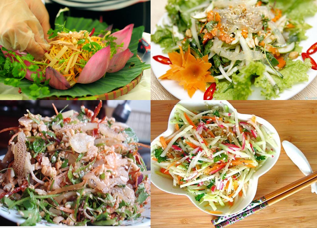 Nộm là món ăn rất được nhiều người ưa chuộng bởi sự đơn giản, dễ làm, hương vị tổng hợp, hấp dẫn và không bị ngán.