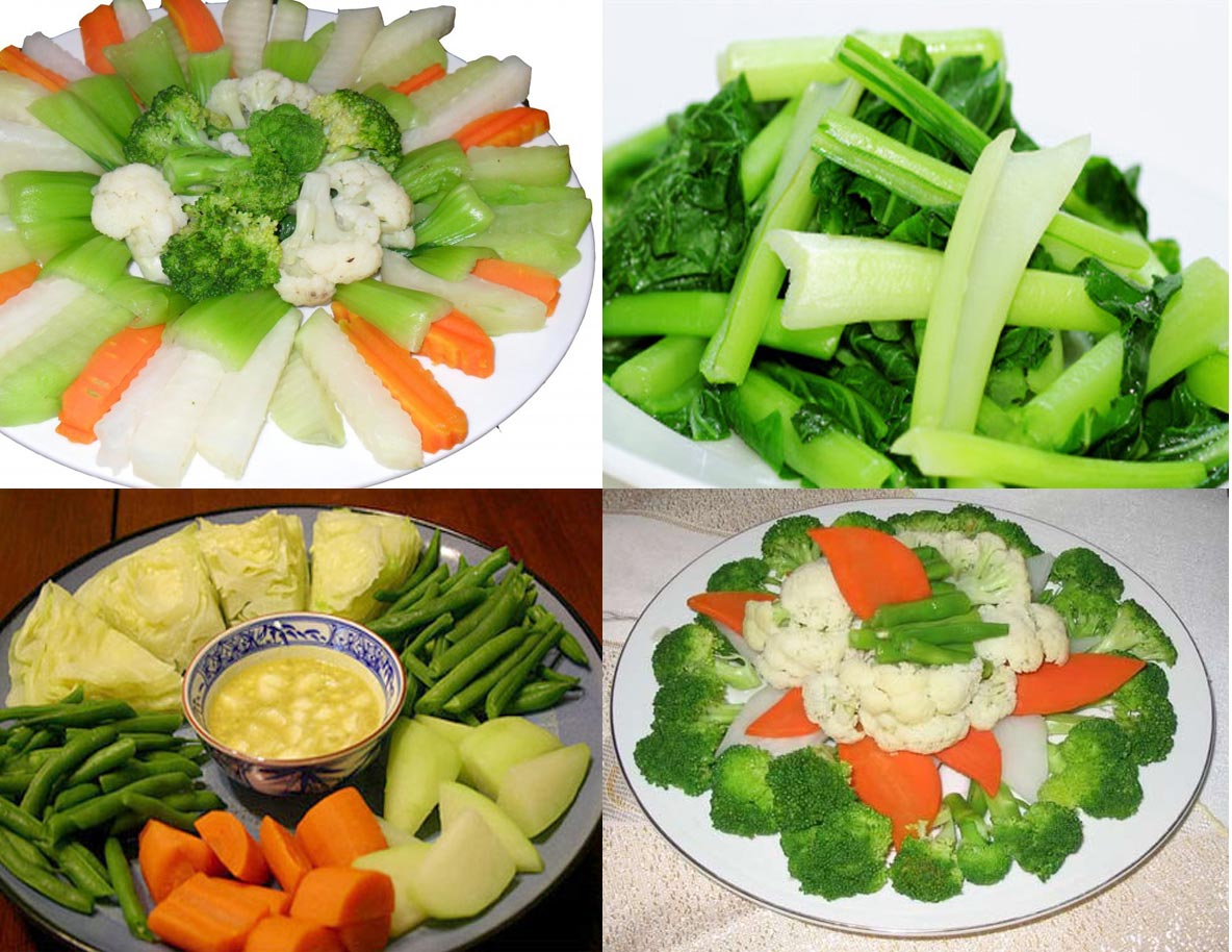 Rau luộc cũng sẽ là món được nhiều người lựa chọn trong mâm cơm ngày Tết.