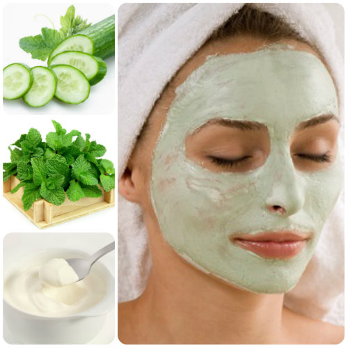 Sự kết hợp của bạc h&agrave;, sữa chua, dưa leo sẽ cho l&agrave;n da trắng s&aacute;ng