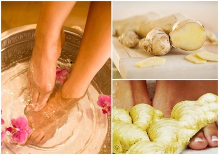 C&aacute;ch khử m&ugrave;i h&ocirc;i ch&acirc;n hiệu quả với gừng, củ cải trắng hay l&aacute; ch&egrave; xanh