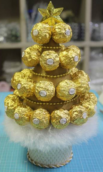 D&aacute;n v&ograve;ng kẹo chocolate 