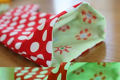 Chiếc tất khi đ&atilde; lộn c&aacute;c mặt v&agrave; chuẩn bị nhồi b&ocirc;ng 