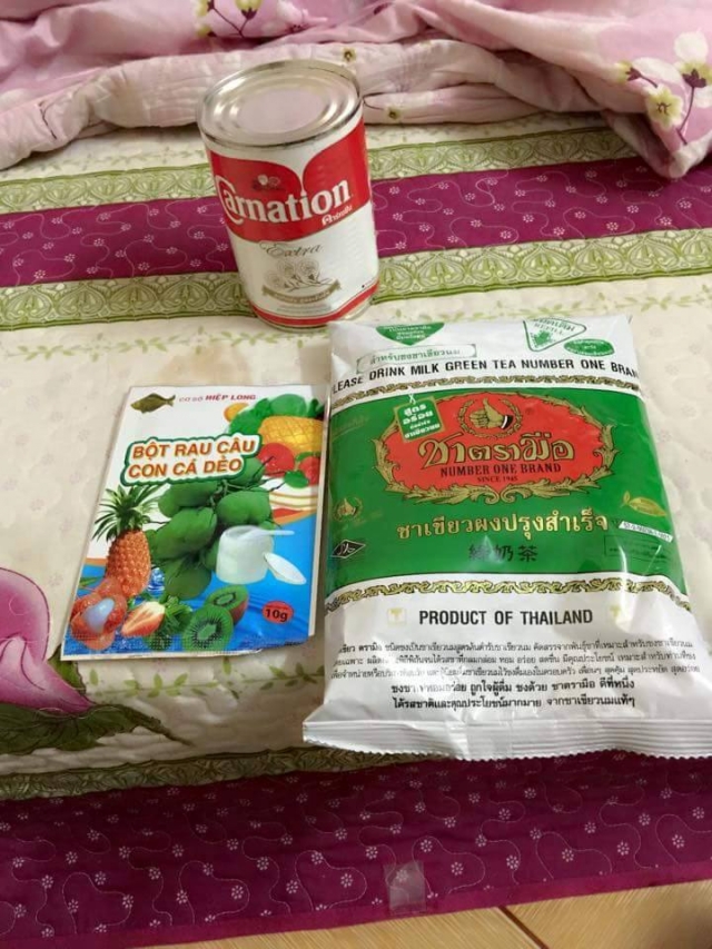 Nguy&ecirc;n liệu trong c&aacute;ch l&agrave;m tr&agrave; sữa Th&aacute;i