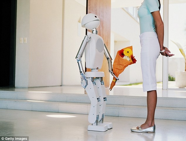 Thế giới đang bước v&agrave;o thời kỳ robot biết tương t&aacute;c với người. Ảnh: Getty