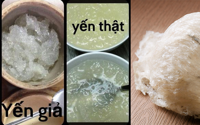 C&aacute;ch ph&acirc;n biệt yến thật, giả