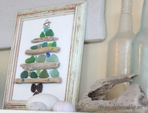 C&aacute;ch l&agrave;m c&acirc;y th&ocirc;ng Noel tr&ecirc;n tường từ c&agrave;nh c&acirc;y, kh&uacute;c gỗ