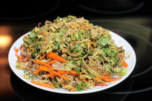 Nộm hoa chuối ngon như &yacute;