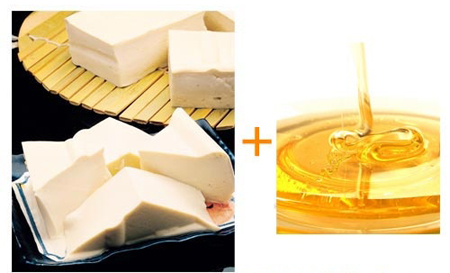 Sự kết hợp giữa đậu phụ, bột m&igrave; v&agrave; mật ong l&agrave; c&aacute;ch l&agrave;m trắng da mặt tuyệt vời