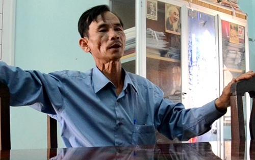 &Ocirc;ng L&ecirc; Văn Nh&acirc;n, Chủ tịch UBND x&atilde; Quế Long cho biết x&atilde; vừa nắm th&ocirc;ng tin v&agrave; đang điều tra vụ việc