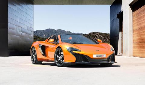 Si&ecirc;u xe McLaren 650S Spider của chồng si&ecirc;u mẫu Ngọc Thạch. Ảnh: B&aacute;o Phụ nữ online