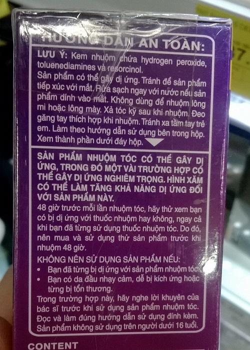 Cảnh b&aacute;o anh to&agrave;n từ thuốc nhuộm t&oacute;c