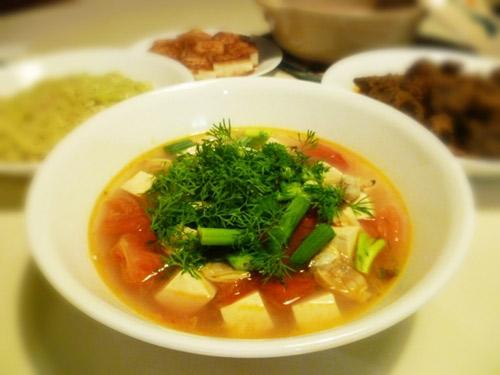 Món canh đậu phụ nóng hổi dễ làm cho bữa ăn mùa đông