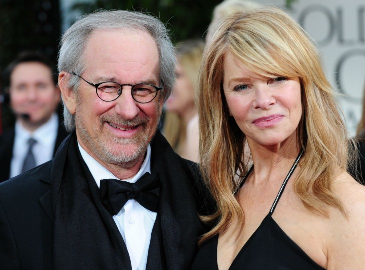 những cặp đ&ocirc;i gi&agrave;u c&oacute; nhất thế giới Steven Spielberg and Kate Capshaw 