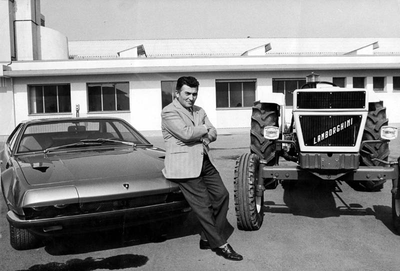 Lamborghini l&agrave; tỉ ph&uacute; thế giới khởi nghiệp từ việc sản xuất m&aacute;y k&eacute;o