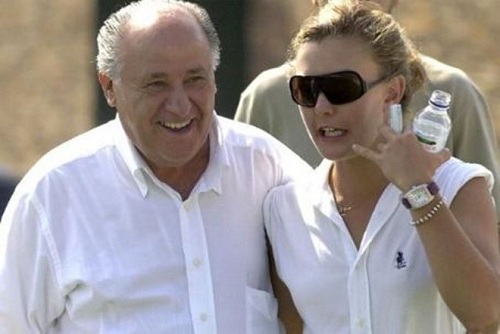 Tỷ ph&uacute; Amancio Ortega v&agrave; con g&aacute;i Marta Ortega Perez 