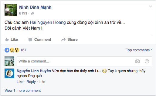 V&igrave; nhiều l&yacute; do, phi c&ocirc;ng Trần Quang Khải lấy t&ecirc;n l&agrave; Hai Nguyen Hoang tr&ecirc;n trang Facebook c&aacute; nh&acirc;n