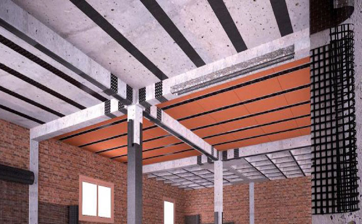 Gia cố kết cấu bằng vật liệu sợi Carbon Composite