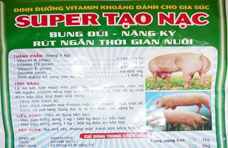 Chất cấm trong chăn nu&ocirc;i l&agrave; chất tạo nạc 