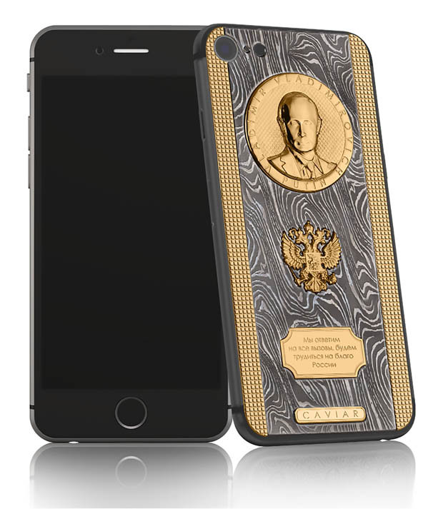 Điện thoại iPhone 7 'phi&ecirc;n bản' Tổng thống nga Putin gi&aacute; hơn 80 triệu đồng