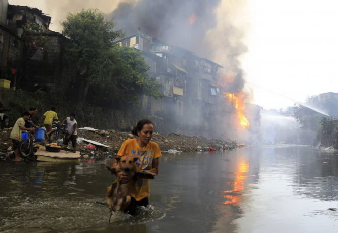 Đ&atilde; từng c&oacute; nhiều vụ ch&aacute;y khu ổ chuột nghi&ecirc;m trọng xảy ra ở Philippines