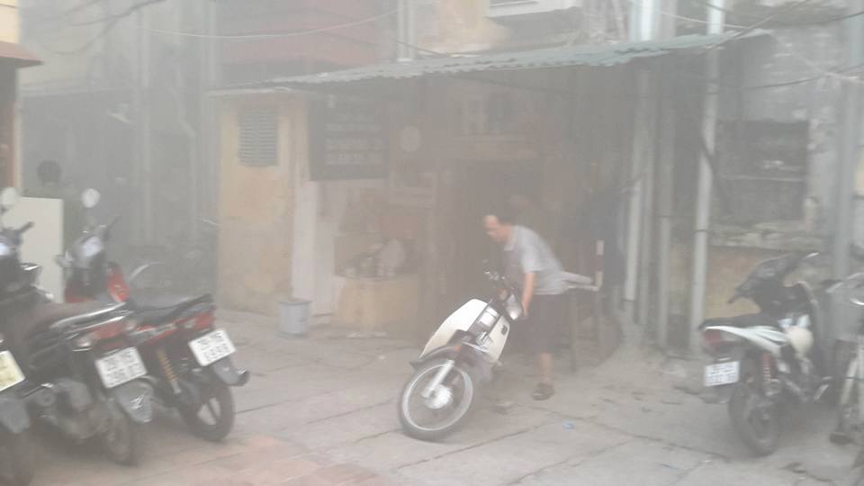 Ch&aacute;y tại khu tập thể Trần Quốc Toản