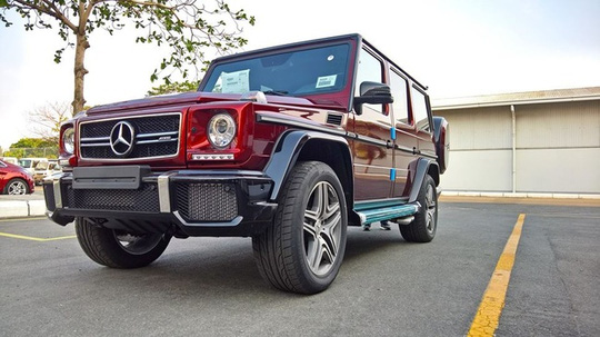 H&igrave;nh ảnh chiếc Mercedes G63 AMG đại gia mới tậu. Ảnh: Autopro