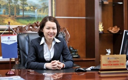 B&agrave; Nguyễn Minh Thu, Chủ tịch Hội đồng Quản trị Ocean Bank, bắt giam h&agrave; văn thắm, ng&acirc;n h&agrave;ng đại dương