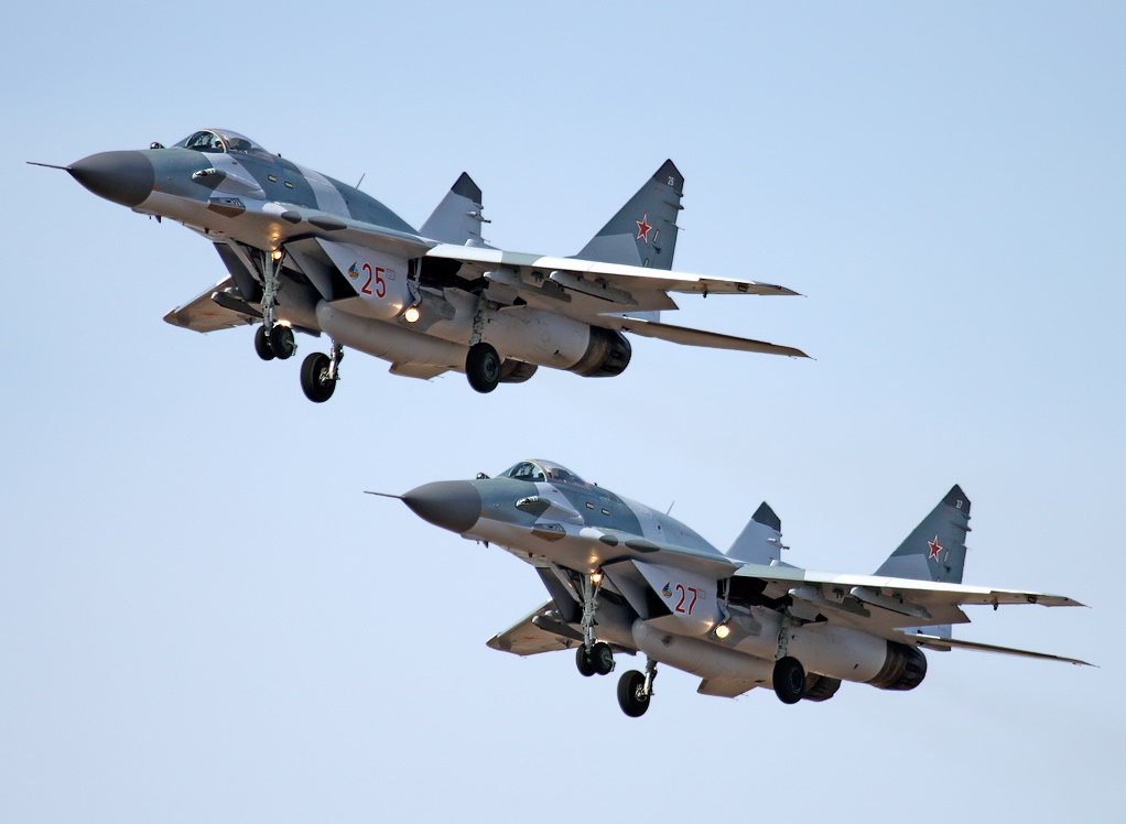 Chiến đấu cơ MiG-29SMT được đ&aacute;nh gi&aacute; l&agrave; một trong những m&aacute;y bay chủ lực với nhiệm vụ bảo vệ Kh&ocirc;ng phận Nga