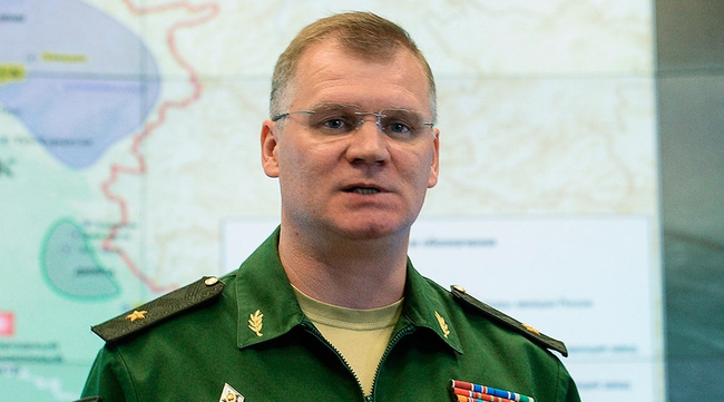 &Ocirc;ng Igor Konashenkov cho biết c&aacute;c chiến đấu cơ Nga đ&atilde; giảm cường độ kh&ocirc;ng k&iacute;ch tại Syria