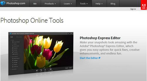 Photoshop Express l&agrave; phi&ecirc;n bản chỉnh sửa ảnh online của Photoshop đ&igrave;nh đ&aacute;m