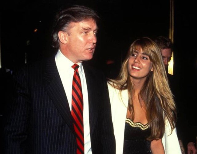  Tỷ ph&uacute; Donald Trump v&agrave; hoa hậu Maryland 1988 Rowanne Brewer. Ảnh: Kiến thức 