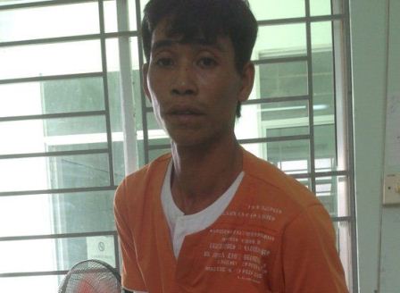 Đối tượng Phạm Minh Trung tại cơ quan điều tra. Ảnh: D&acirc;n Tr&iacute;