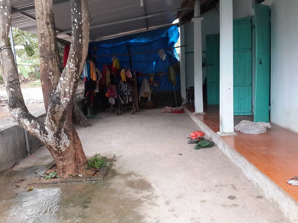 Ng&ocirc;i nh&agrave; xảy ra sự việc chồng tẩm xăng đốt vợ